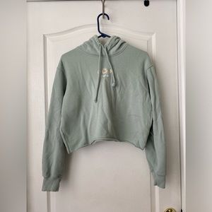 Hollister. Sweatshirt hoodie. Greenish blue color. Size small.